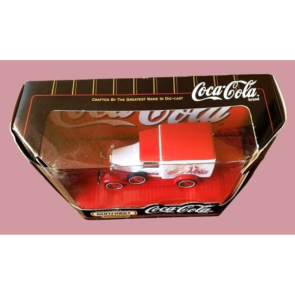 Matchbox Collectibles 1930 FORD MODEL A VAN Coca Cola Brand Red White 1:43 37971 - Picture 7 of 16